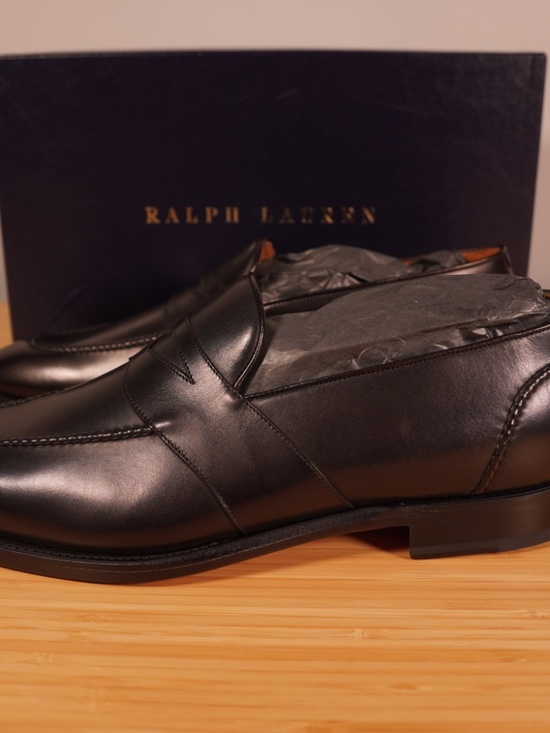 Ralph Lauren Purple Label Meegan Penny Loafer Black Size 11 D main image 8